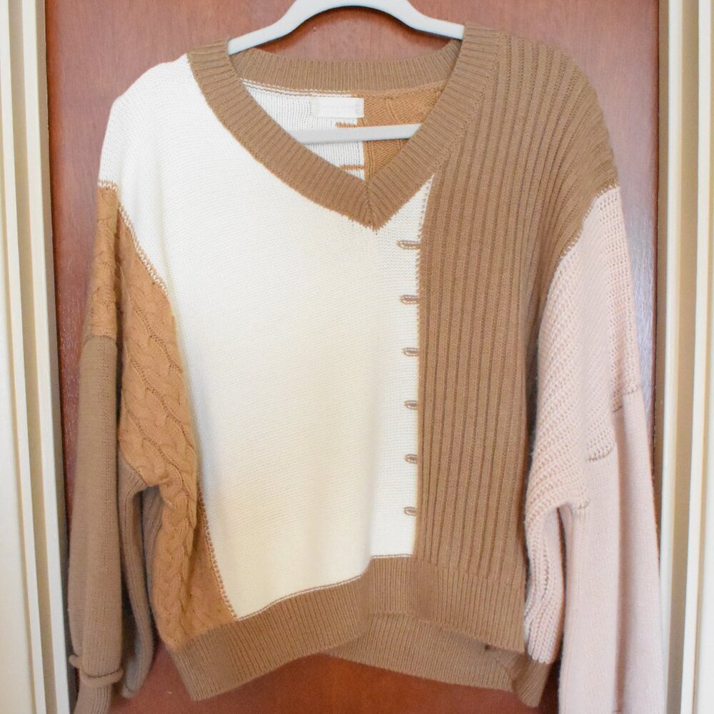 Geneva Colorblock Sweater by Altar'd State